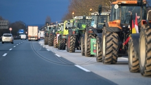 Traktori blokirali Nemačku